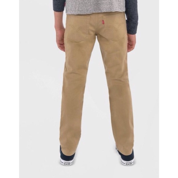 Levi’s Boys 511 Slim Khaki Colored Jeans 14 27 20” - Picture 2 of 7
